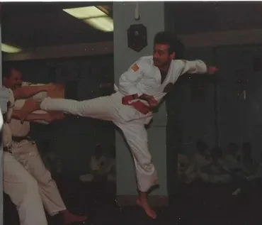 Tony Garcia Tae Kwon Do flying kick